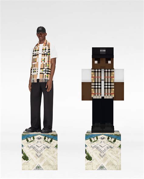 burberry コラボ|burberry x minecraft capsule.